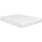 10" Plush Gel Memory Foam Mattress with Cooling Technology - White