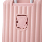 Spinner Wheel Luggage Set with USB Port and Holders - Pink, Black, Green