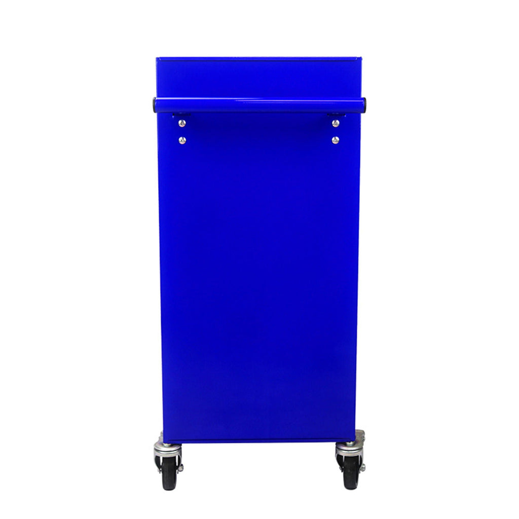 Multifunctional 4-Drawer Tool Cart with Wheels - Blue or Orange