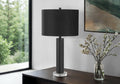 Contemporary Table Lamp with Adjustable Lighting - Black or Gray