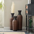 Classic And Neat Floor Vase with High Independent Stand - Multiple Colors