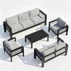 All-Weather Outdoor Patio Set with Thick Cushions - Multiple Colors
