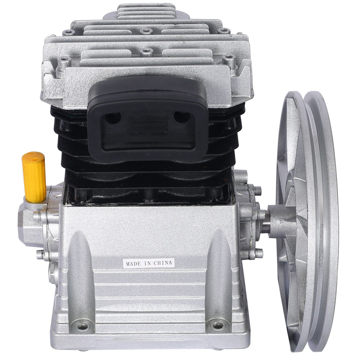 Piston 3Hp Air Compressor Head Pump with 2.2Kw Power - Silver