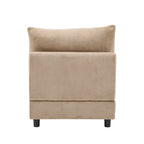 130 Inch Oversize Modular Sectional Sofa with Ottoman - Nomad or White