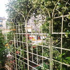 Metal Garden Rustproof Trellis for Climbing Plants – Outdoor Flower Support