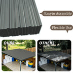 Galvanized Steel Corrugated Metal Roof Panels - Set of 20
