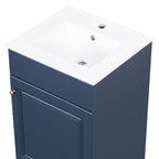 Bathroom Vanity with Sink and Adjustable Shelf - Multiple Colors