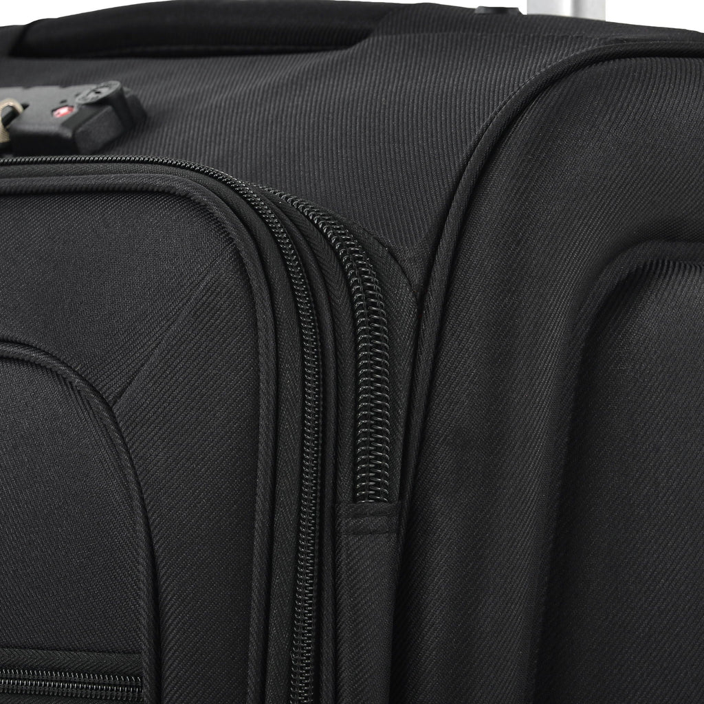 Expandable Softside Luggage 3 Piece Set with Spinner Wheels - Multiple Colors