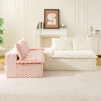 Multifunctional Stationary Sofa with Adjustable Layout - Choice of Color