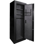 9.33 Cubic Ft Tall Biometric Rifle Safe with Quick Access - Black