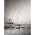 Textured Marble Decorative Tiles with Distinctive OL Finish - White / Natural
