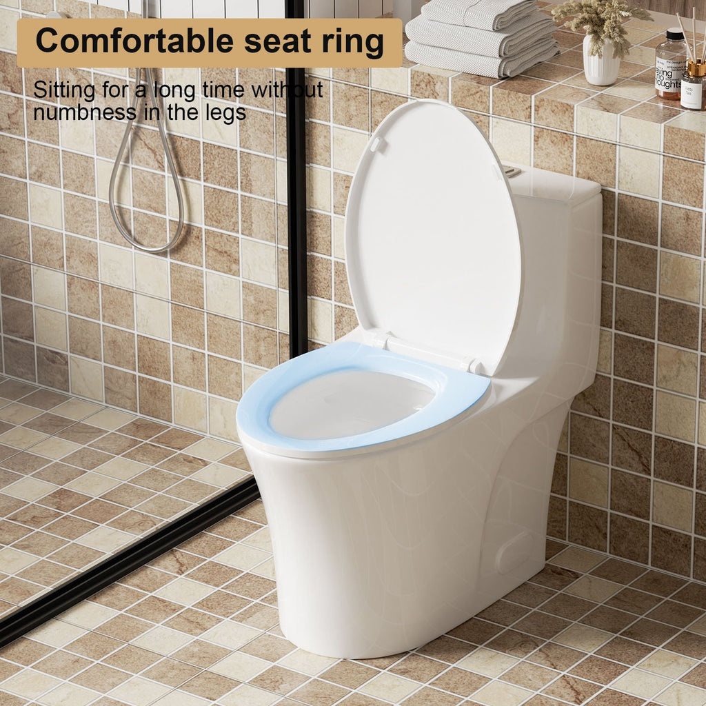 Elegant One Piece Toilet With Tornado Dual Flush
