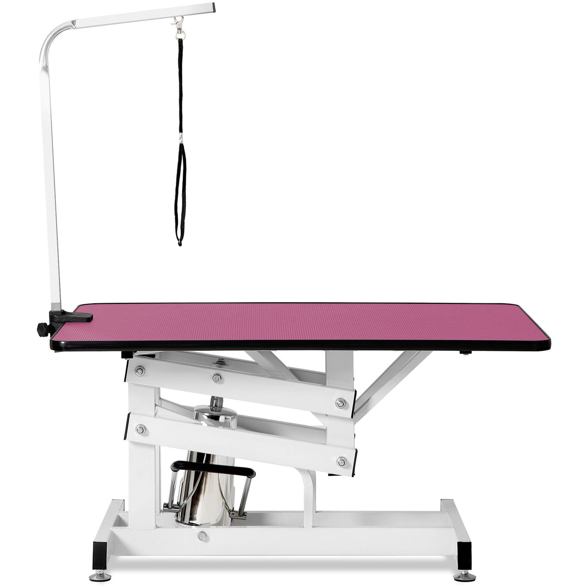 Hydraulic Pet Grooming Table with Adjustable Height - Purple or Pink