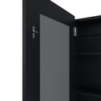 Medicine Cabinet with Mirror and 3 Shelves - Engineered Wood