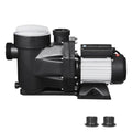 2 HP Above Ground Swimming Pool Pump with Corrosion-Resistant Shell - Black