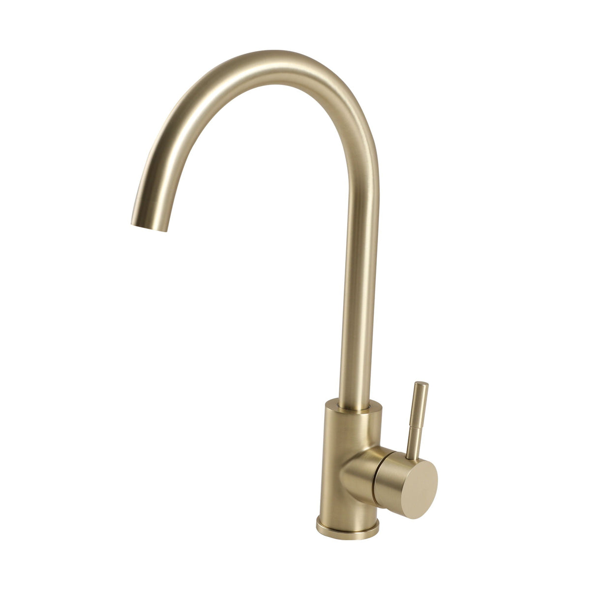 Modern Kitchen Sink Faucet with Single Handle - Gray, Black, Gold