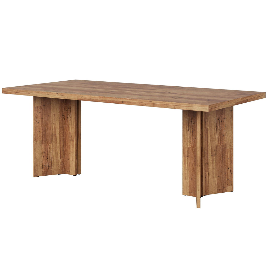 Vintage Executive Desk with Thickened Tabletop – Light Brown or Dark Brown