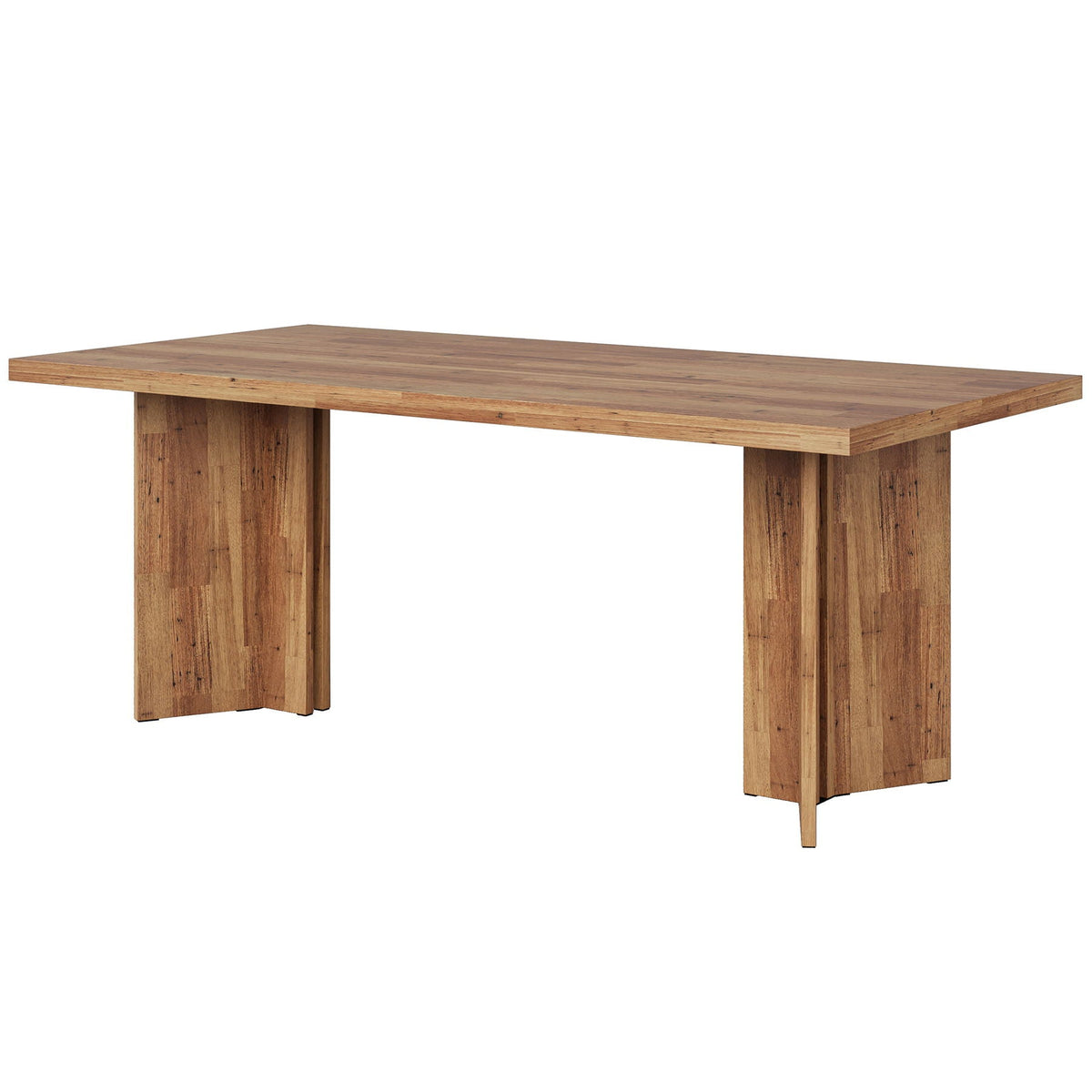 Vintage Executive Desk with Thickened Tabletop – Light Brown or Dark Brown