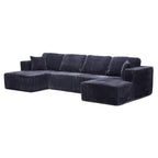 U-Shape Modular Sectional Sofa with Modular Design - Corduroy