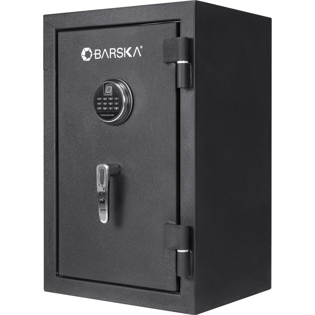 2.02 cu ft Biometric Keypad Fire Resistant Safe with Fingerprint Access - Black