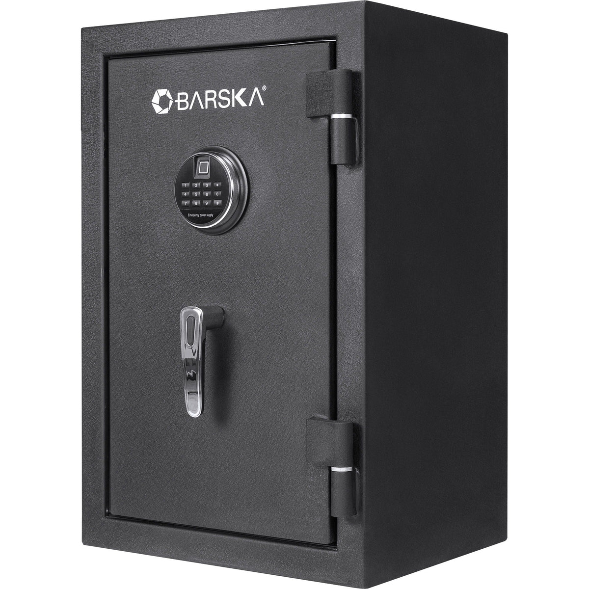 2.02 cu ft Biometric Keypad Fire Resistant Safe with Fingerprint Access - Black