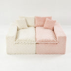 Multifunctional Stationary Sofa with Adjustable Layout - Choice of Color