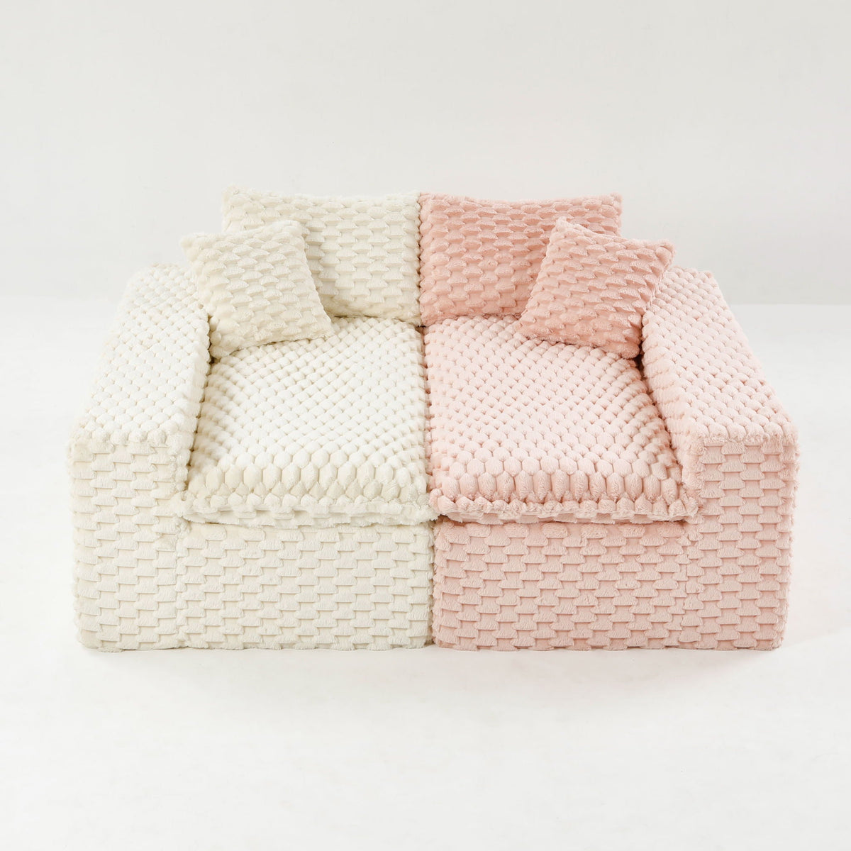 Multifunctional Stationary Sofa with Adjustable Layout - Choice of Color
