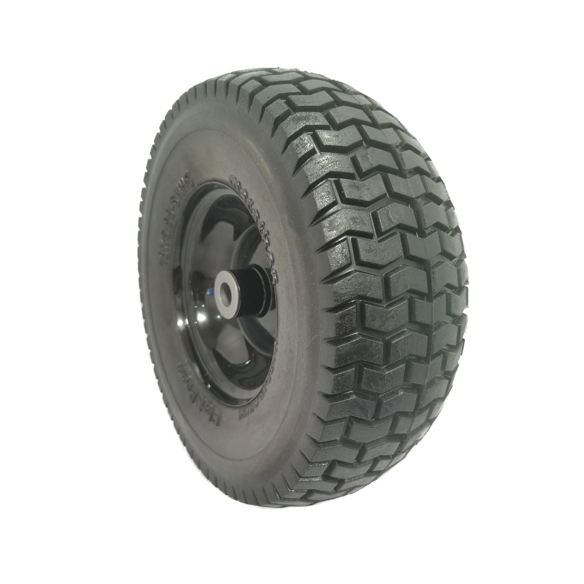 Flat Free Tire and Wheel Assembly with 3" Hub - Black