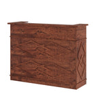 Mono Reception Desk with Sturdy MDF Construction - White