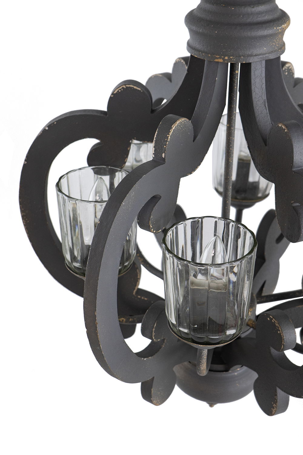 Farmhouse Chandelier with Adjustable Chain - Multiple Colors