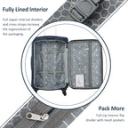 Softside Expandable 3 Piece Luggage Set with Spinner Wheels - Dark Blue