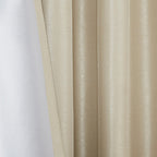 Twist Tab Total Blackout Window Curtain Panel with Thermal Lining - Champagne