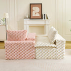 Multifunctional Stationary Sofa with Adjustable Layout - Choice of Color