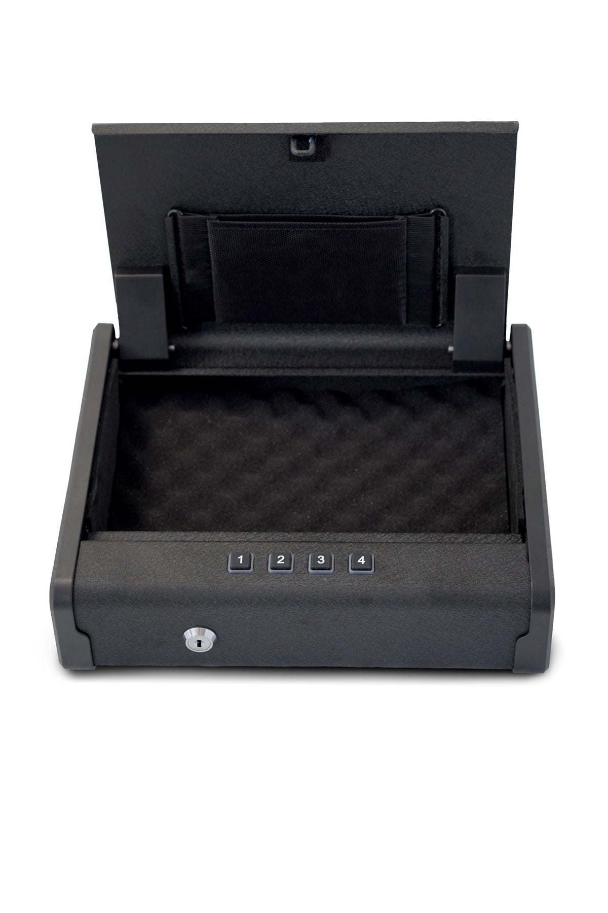 Portable Quick Access Safe with Steel Construction - Matte Black