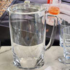 Unbreakable Plastic Water Pitcher with Lid - Clear, 2.75 Quarts