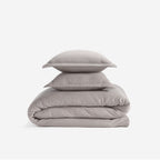 Performance King Duvet Set with PowerSnap Technology - Taupe