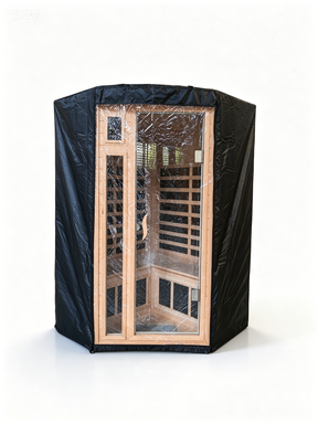 Pentagonal Far-Infrared Hemlock Dust Cover with Oxford Fabric - Gray