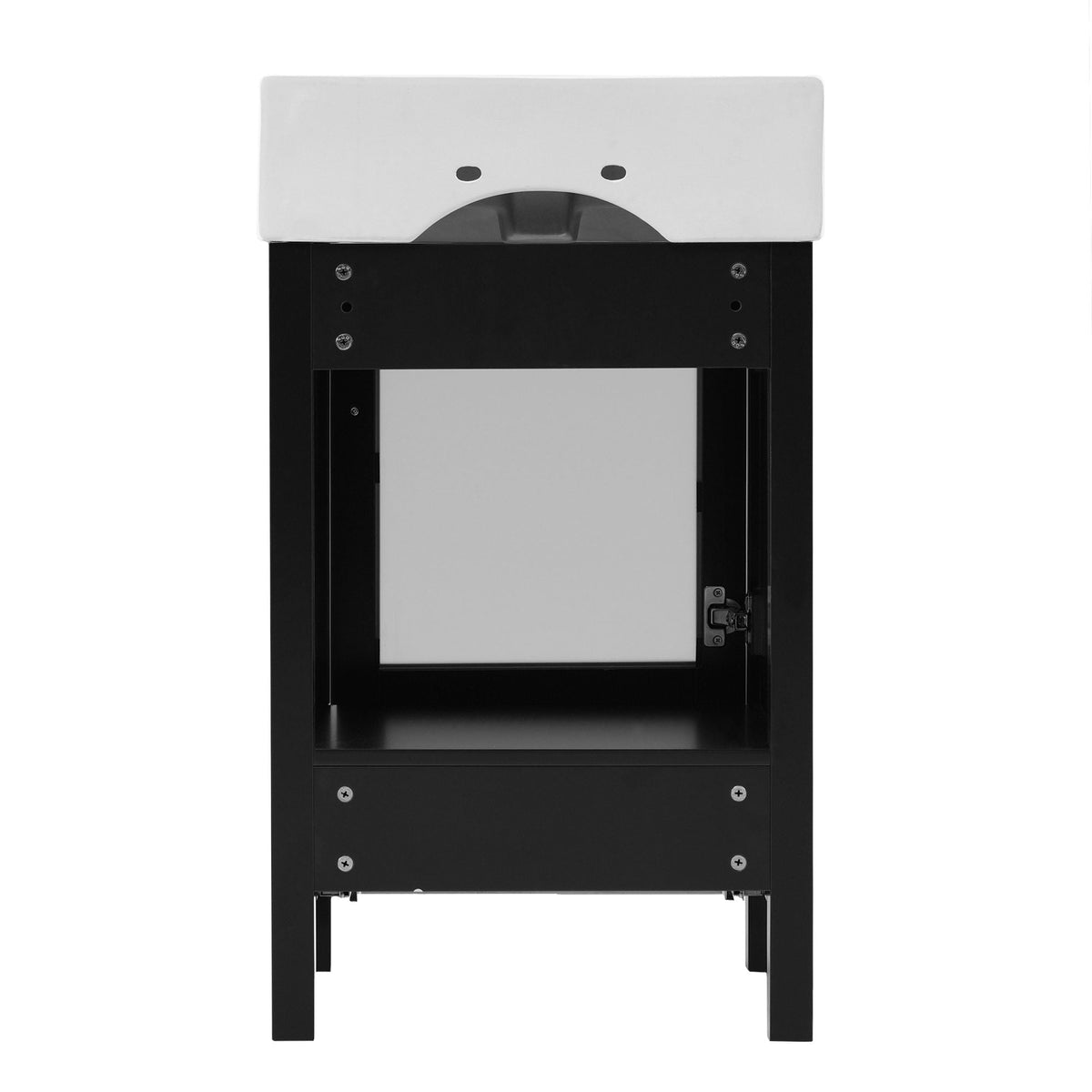 Bathroom Vanity with Ceramic Sink and Ample Storage - Blue, Green, or Black