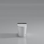 Modern Smart Toilet with Built-In Bidet and Advanced Features - White