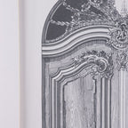 Architectural Wall Art Set with Pencil Design - Silver