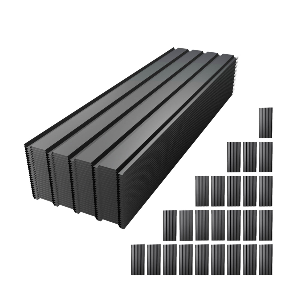 61 Inch Galvanized Metal Roof Panels with Heavy Duty Weather Resistance