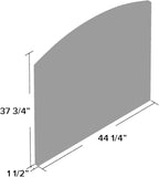 Elegant Design Mirror with Expansive View - Dark Cherry