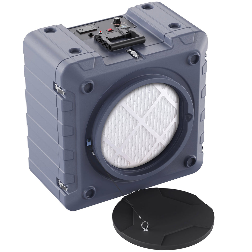Air Scrubber with 3-Stage Filtration and UV-C Light - 800 CFM