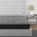 8" Pocket Coil Hybrid Mattress with Firm Support - Dark Gray
