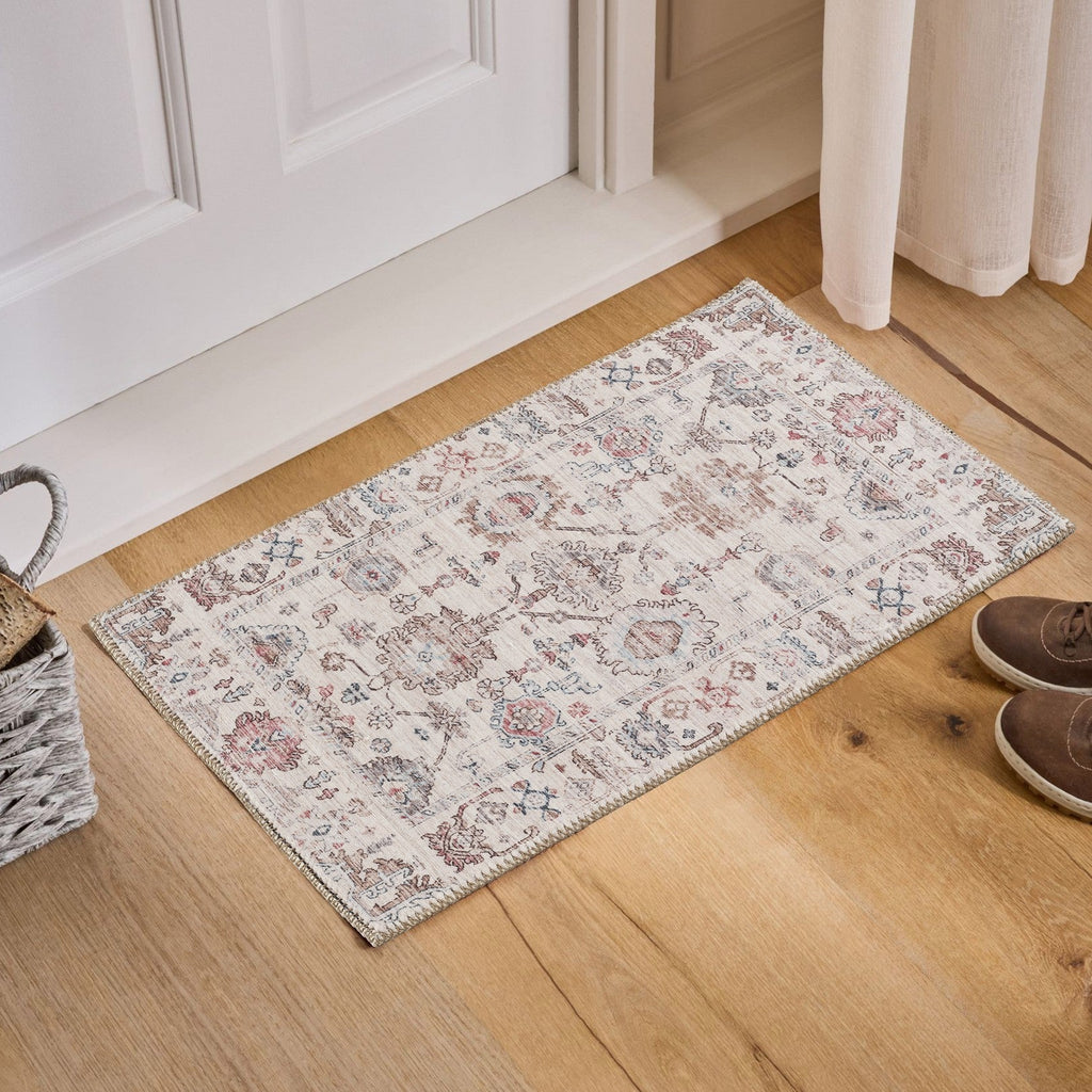 Oxford Premium Traditional Rug with Stain Resistant Polyester - Multi
