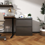 Premium Drawer Metal Lateral File Cabinet with Lock - Black or White