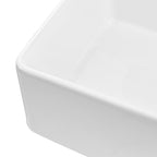 Farmhouse Sink Undermount Kitchen Single Bowl with Extra-Large Basin - White