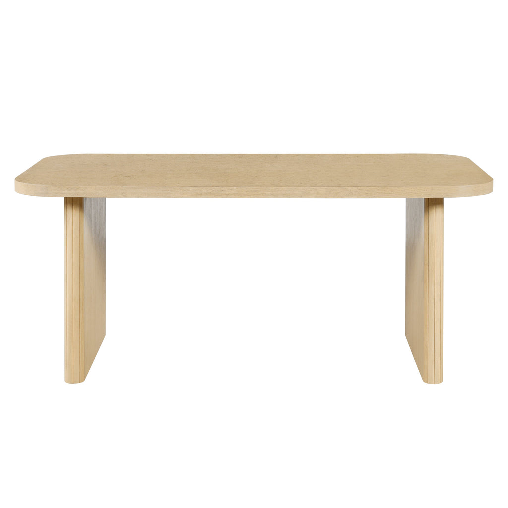 68.75" Wood Dining Table Set with 4 Chairs