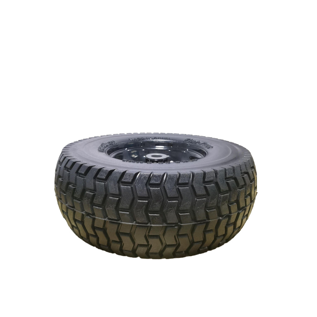 Flat Free Tire and Wheel Assembly with 3" Hub - Black