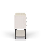 White Server With Base with Power Access - 60" W x 18" D x 37" H